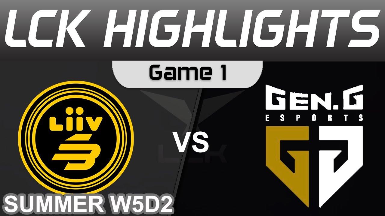 LSB vs GEN Highlights Game 1 LCK Summer Season 2023 W5D2 Liiv SANDBOX vs Gen G by Onivia thumbnail