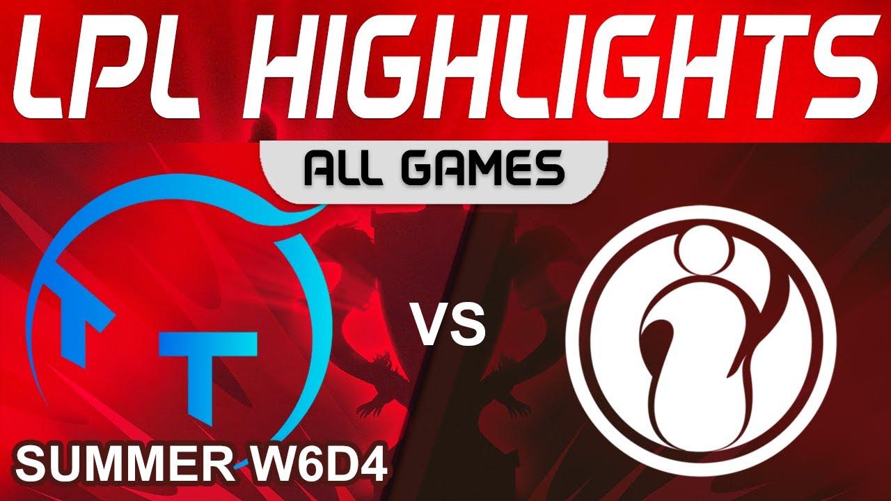 TT vs IG Highlights ALL GAMES LPL Summer Season 2023 W6D4 ThunderTalk Gaming vs Invictus Gaming thumbnail