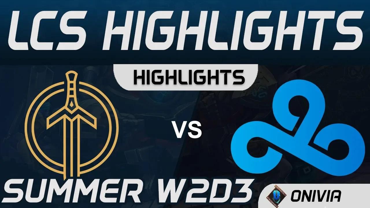 GG vs C9 Highlights LCS Summer 2020 W2D3 Golden Guardians vs Cloud9 by Onivia thumbnail