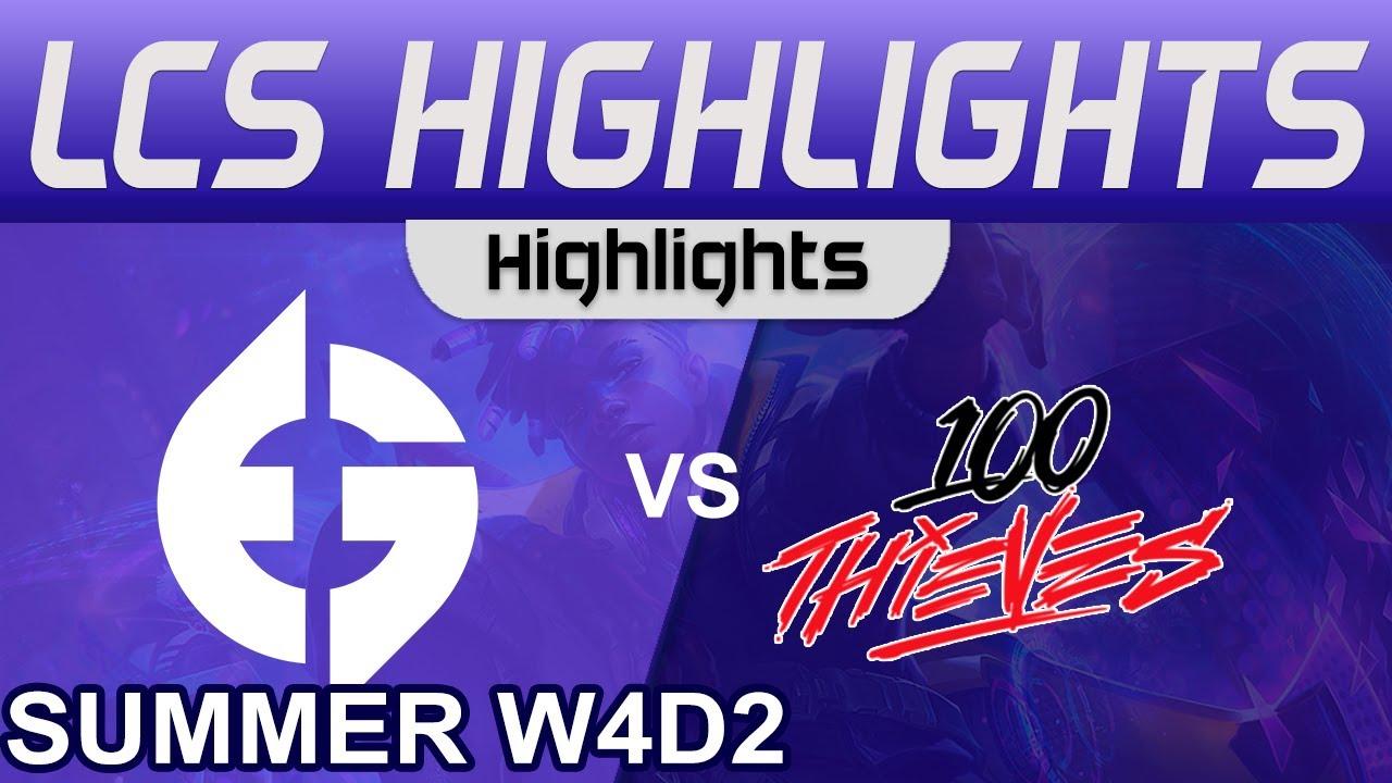 EG vs 100 Highlights LCS Summer Season 2023 W4D2 Evil Geniuses vs 100 Thieves by Onivia thumbnail