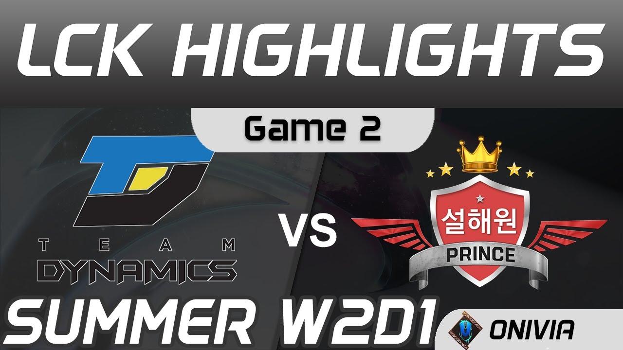 DYN vs SP Highlights Game 2 LCK Summer Season 2020 W2D1 Team Dynamics vs SeolHaeOne Prince by Onivia thumbnail