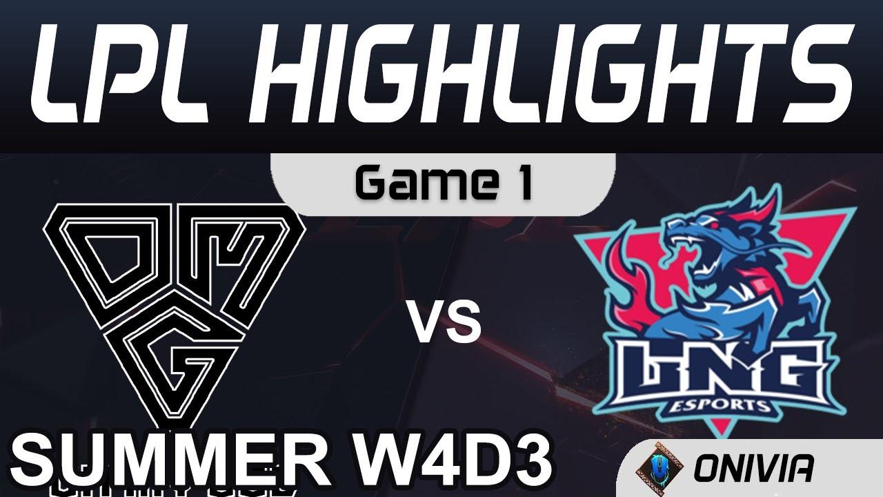 OMG vs LNG Highlights Game 1 LPL Summer Season 2020 W4D3 Oh My God vs LNG Esports by Onivia thumbnail