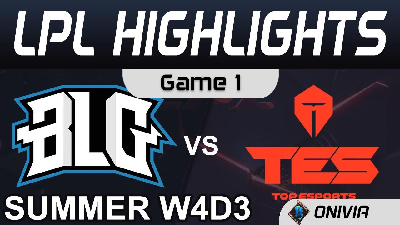 BLG vs TES Highlights Game 1 LPL Summer Season 2020 W4D3 Bilibili Gaming vs Top Esports by Onivia thumbnail