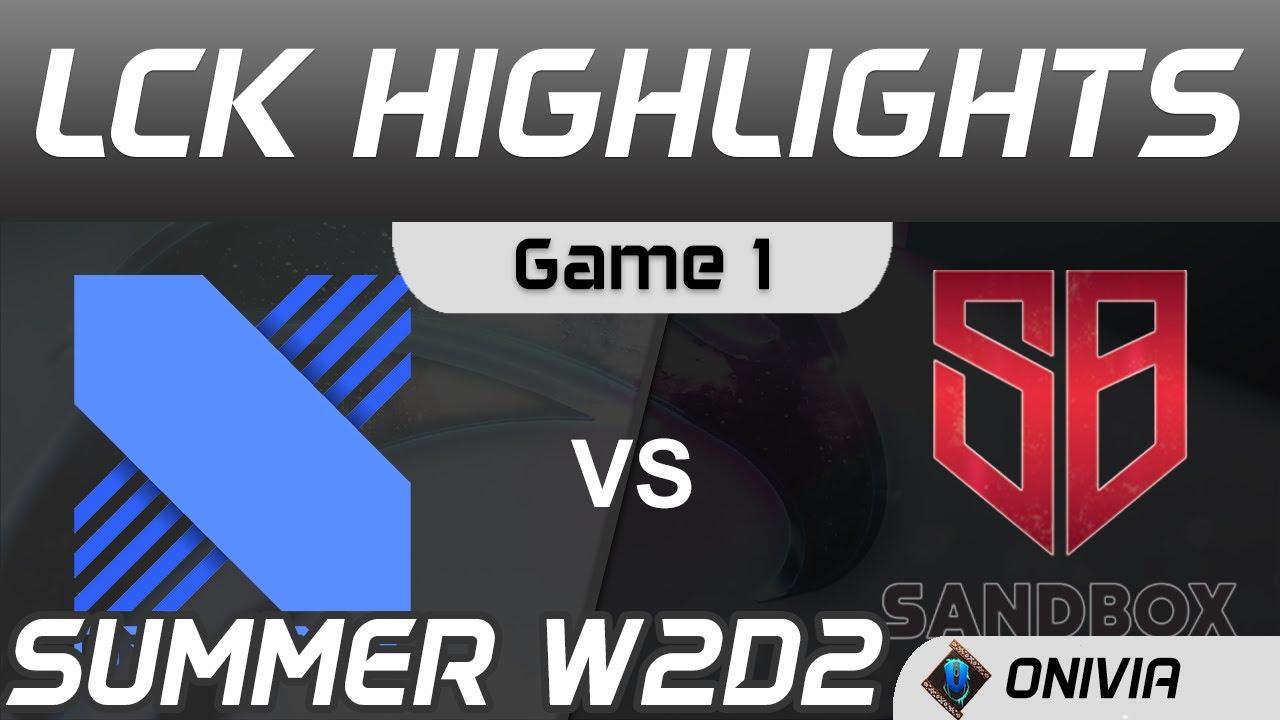 DRX vs SB Highlights Game 1 LCK Summer Season 2020 W2D2 DRX vs SANDBOX Gaming by Onivia thumbnail