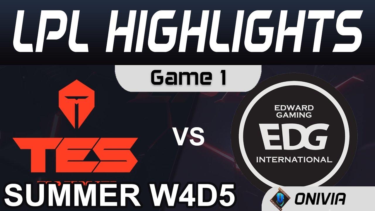 TES vs EDG Highlights Game 1 LPL Summer Season 2020 W4D5 Top Esports vs EDward Gaming by Onivia thumbnail