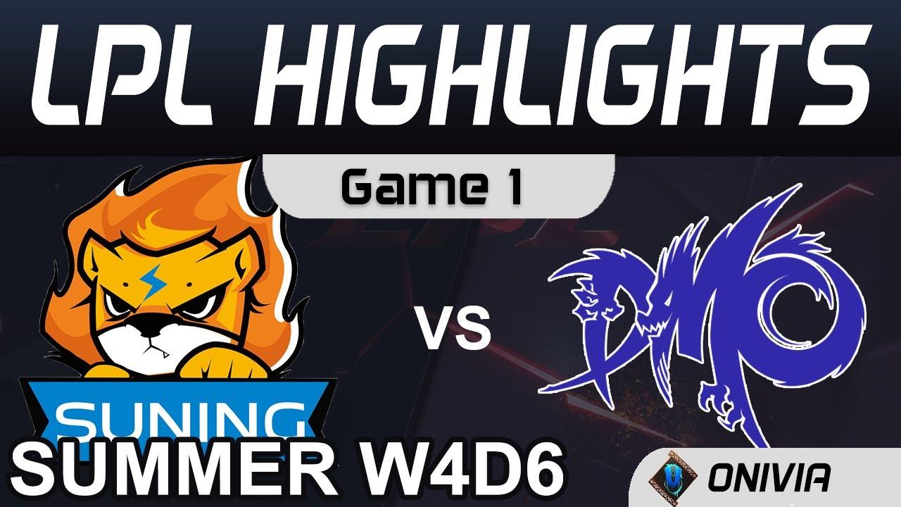 SN vs DMO Highlights Game 1 LPL Summer Season 2020 W4D6 Suning vs Dominus Esports by Onivia thumbnail