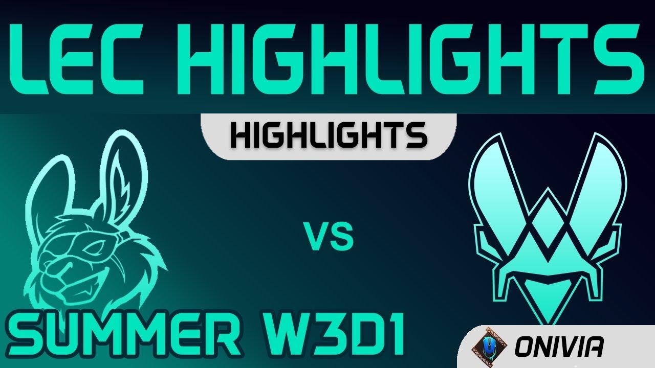 VIT vs MSF Highlights Summer W3D1 LEC Summer 2020 Team Vitality vs Misfits Gaming by Onivia thumbnail