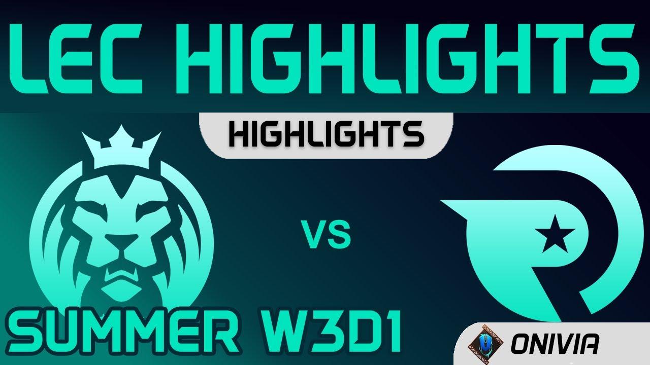 MAD vs OG Highlights Summer W3D1 LEC Summer 2020 MAD Lions vs Origen by Onivia thumbnail