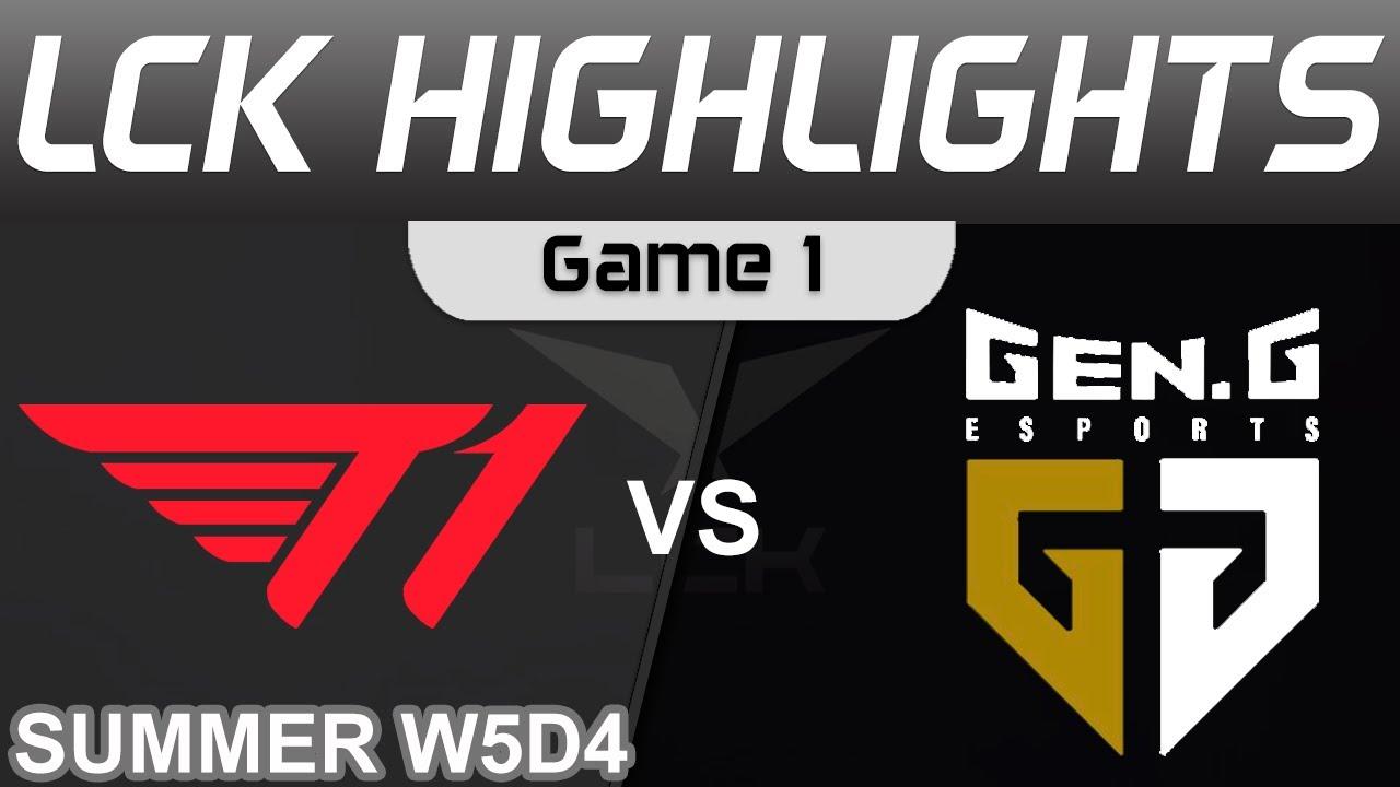 T1 vs GEN Highlights Game 1 LCK Summer Season 2023 W5D4 T1 vs Gen G by Onivia thumbnail