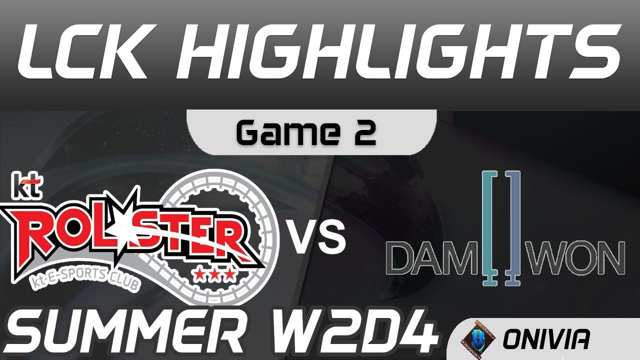 KT vs DWG Highlights Game 2 LCK Summer Season 2020 W2D4 KT Rolster vs DAMWON by Onivia thumbnail