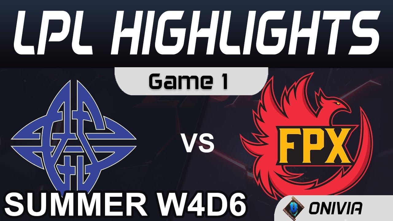 ES vs FPX Highlights Game 1 LPL Summer Season 2020 W4D6 eStar vs FunPlus Phoenix by Onivia thumbnail