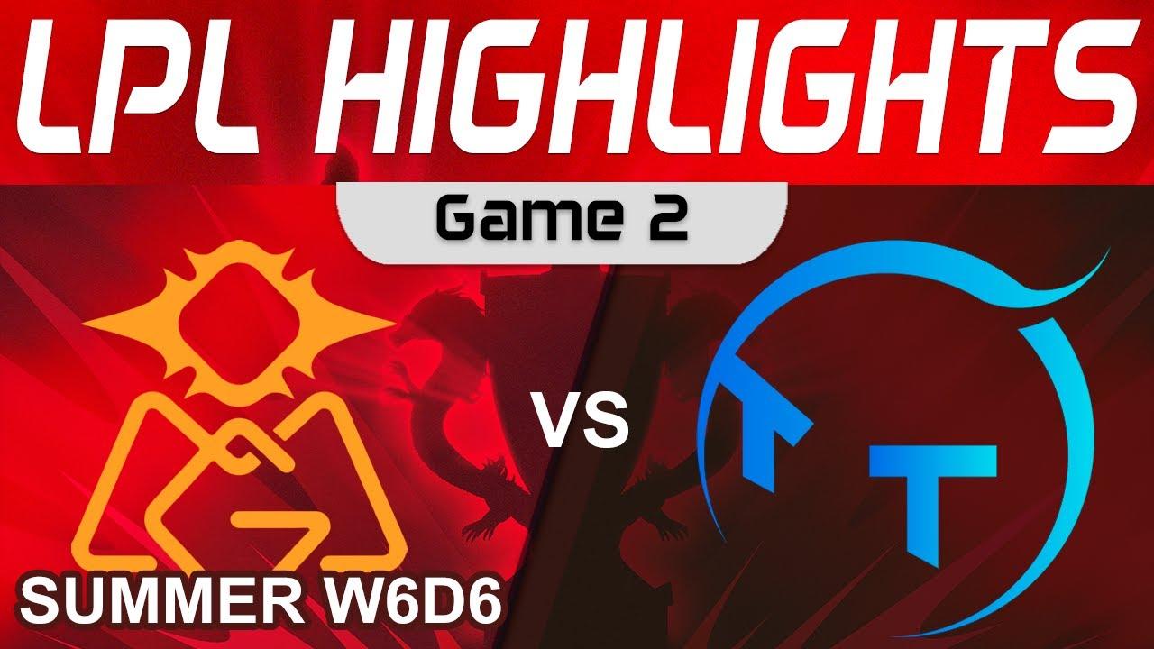 OMG vs TT Highlights Game 2 LPL Summer Season 2023 W6D6 Oh My God vs ThunderTalk Gaming by Onivia thumbnail