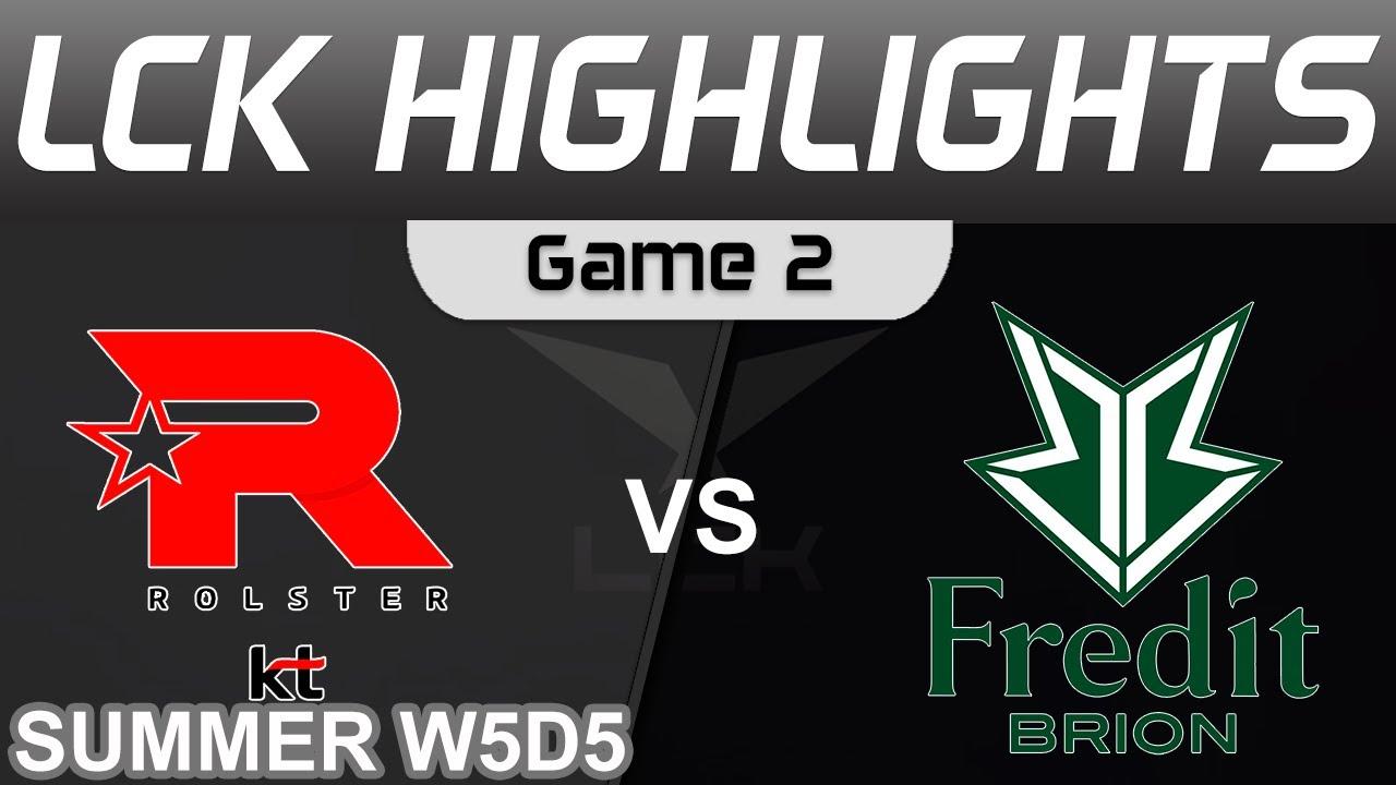 KT vs BRO Highlights Game 2 LCK Summer Season 2023 W5D5 KT Rolster vs OKSavingsBank BRION by Onivia thumbnail