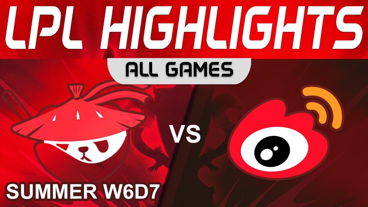 AL vs WBG Highlights ALL GAMES LPL Summer Season 2023 W6D7 Anyone's Legend vs Weibo Gaming by Onivia thumbnail