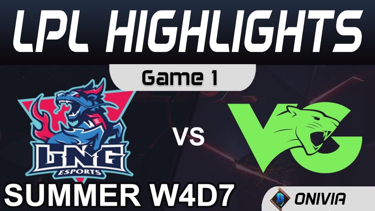 LNG VS VG Highlights Game 1 LPL Summer Season 2020 W4D7 LNG Esports vs Vici Gaming by Onivia thumbnail