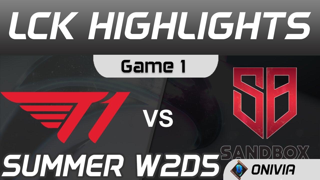 T1 vs SB Highlights Game 1 LCK Summer Season 2020 W2D5 T1 vs SANDBOX Gaming by Onivia thumbnail