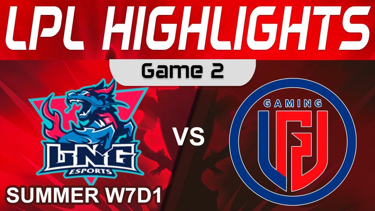 LNG vs LGD Highlights Game 2 LPL Summer Season 2023 W7D1 LNG Esports vs LGD Gaming by Onivia thumbnail