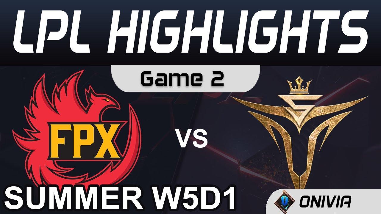 FPX vs V5 Highlights Game 2 LPL Summer Season 2020 W5D1 FunPlus Phoenix vs Victory Five by Onivia thumbnail