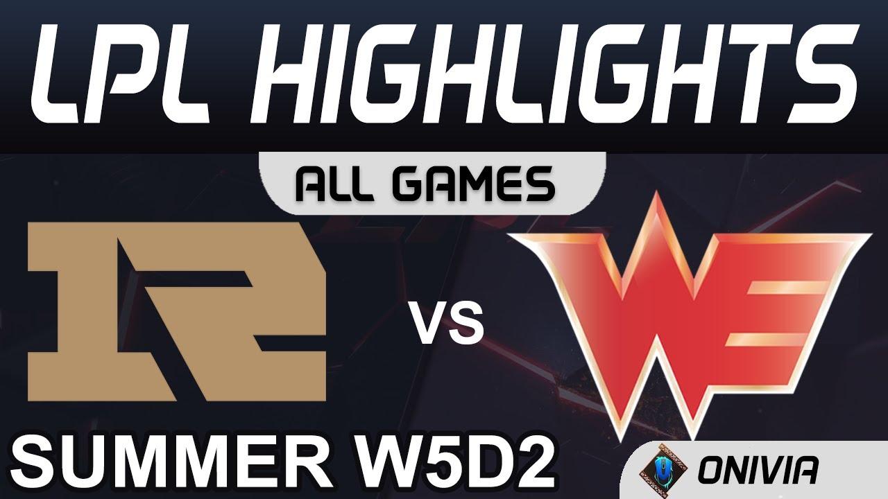 RNG vs WE Highlights ALL GAMES LPL Summer Season 2020 W5D2 Royal Never Give Up vs Team WE by Onivia thumbnail