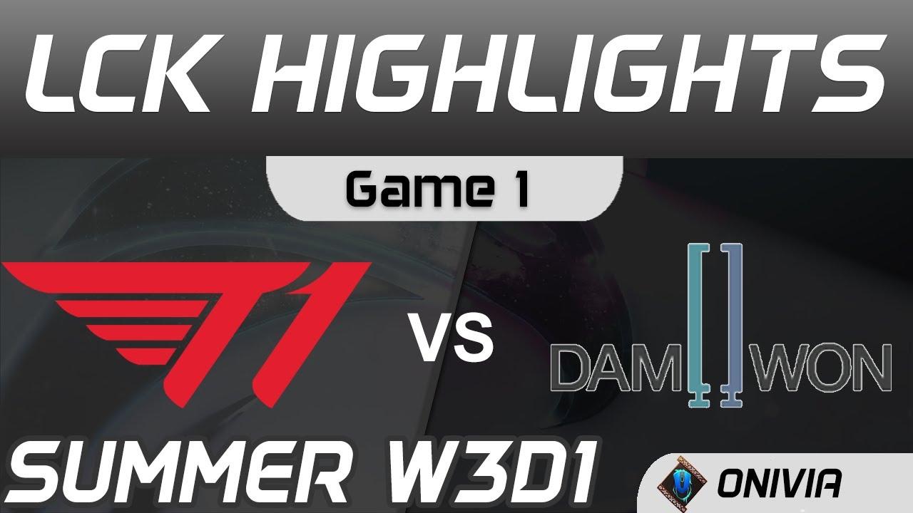 T1 vs DWG Highlights Game 1 LCK Summer Season 2020 W3D1 T1 vs DAMWON Gaming by Onivia thumbnail