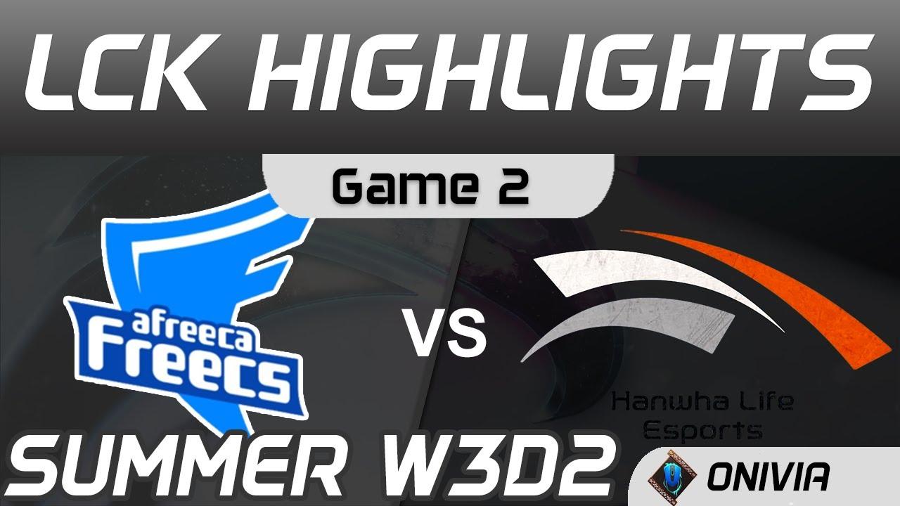 AF vs HLE Highlights Game 2 LCK Summer Season 2020 W3D2 Afreeca Freecs vs Hanwha Life by Onivia thumbnail