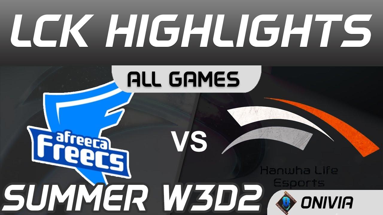 AF vs HLE Highlights All Games LCK Summer Season 2020 W3D2 Afreeca Freecs vs Hanwha Life by Onivia thumbnail