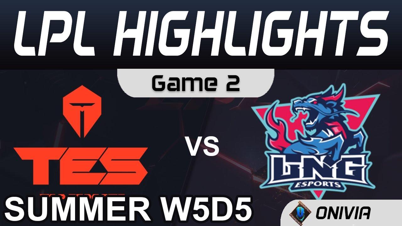 TES vs LNG Highlights Game 2 LPL Summer Season 2020 W5D5 Top Esports vs LNG Esports by Onivia thumbnail