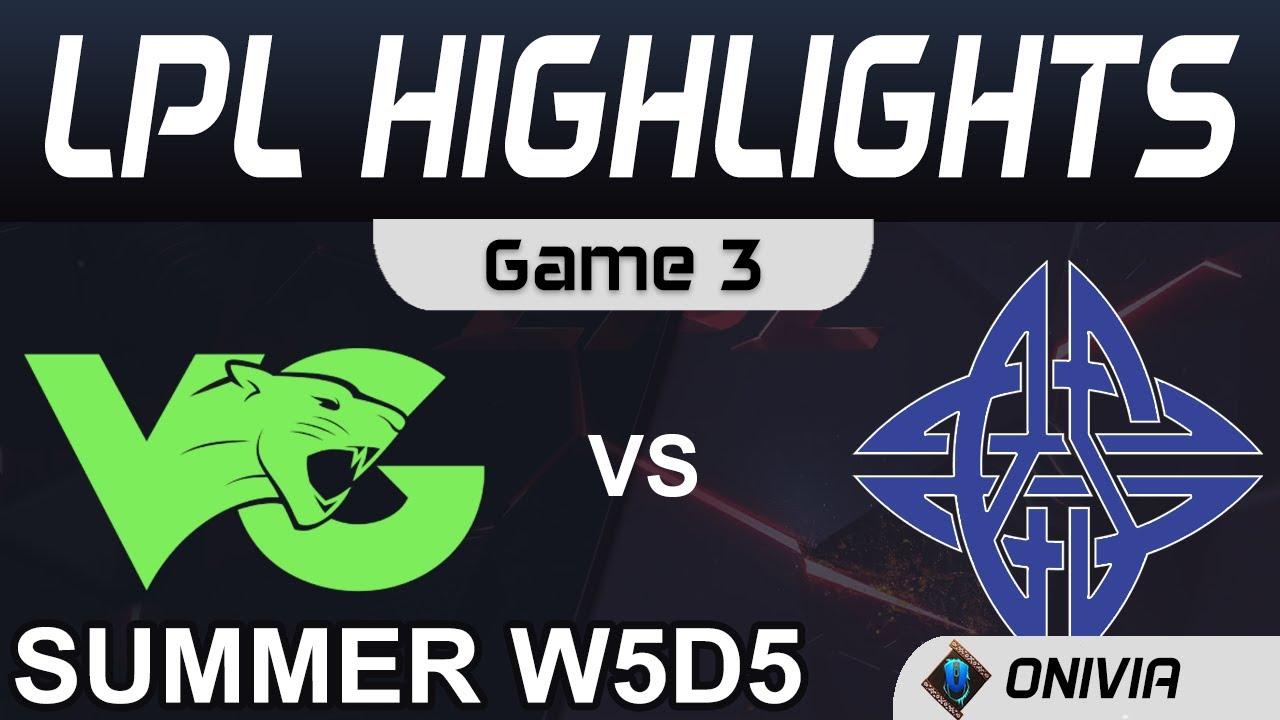 VG vs ES Highlights Game 3 LPL Summer Season 2020 W5D5 Vici Gaming vs eStar by Onivia thumbnail