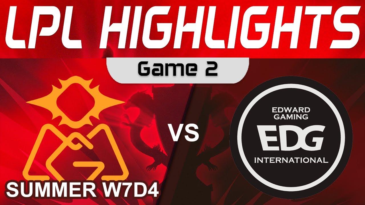 OMG vs EDG Highlights Game 2 LPL Summer Season 2023 W7D4 Oh My God vs EDward Gaming by Onivia thumbnail