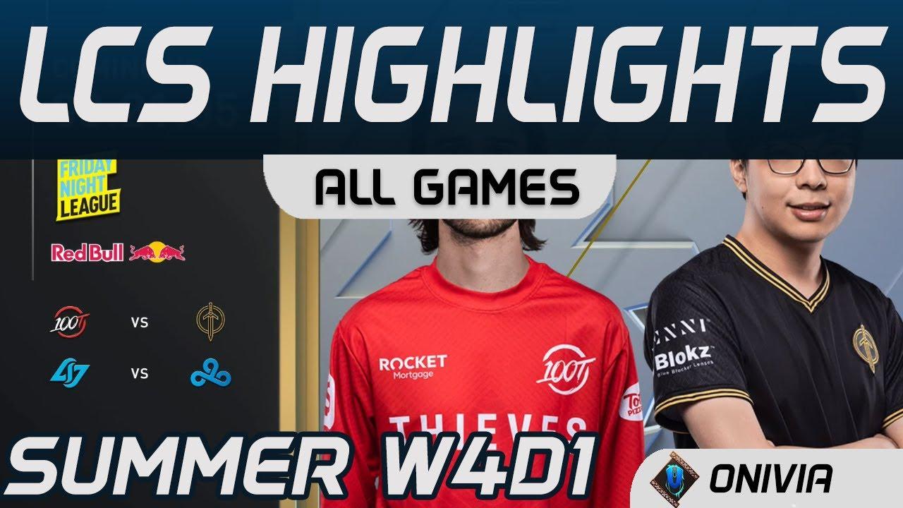 LCS Highlights Week4 Day1 LCS Summer 2020 All Games By Onivia thumbnail