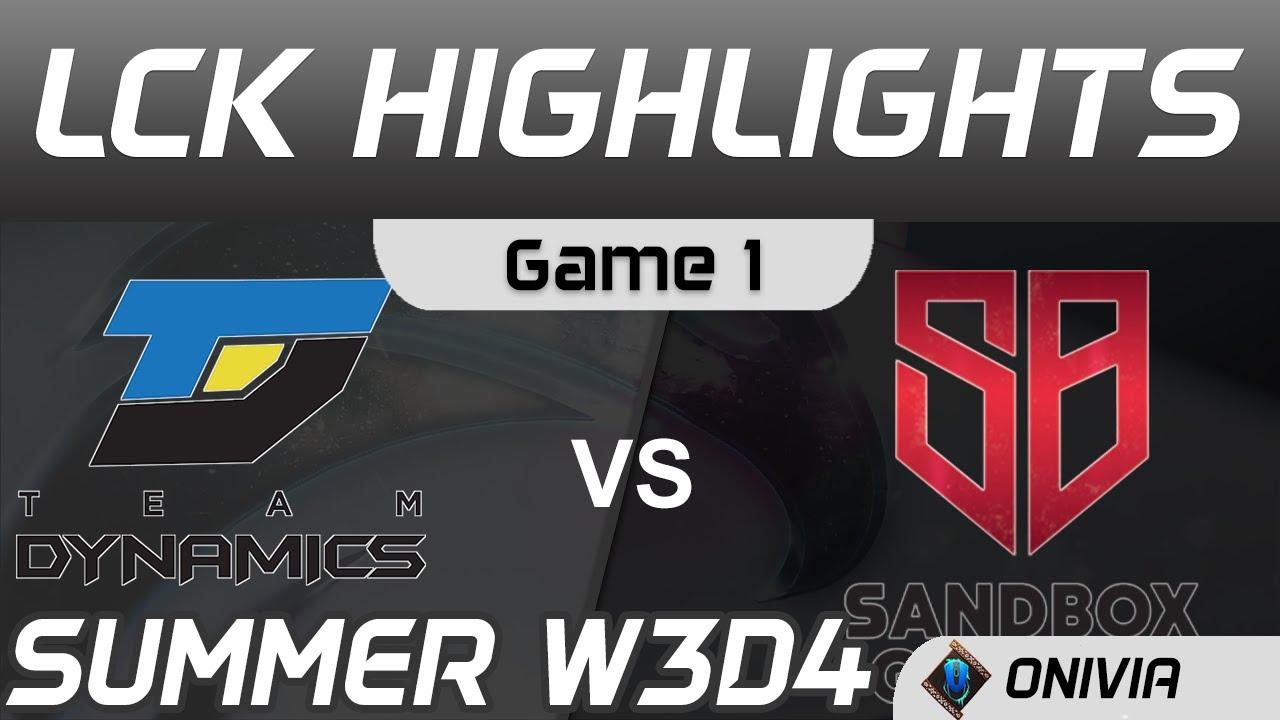 DYN vs SB Highlights Game 1 LCK Summer Season 2020 W3D4 Team Dynamics vs SANDBOX Gaming by Onivia thumbnail