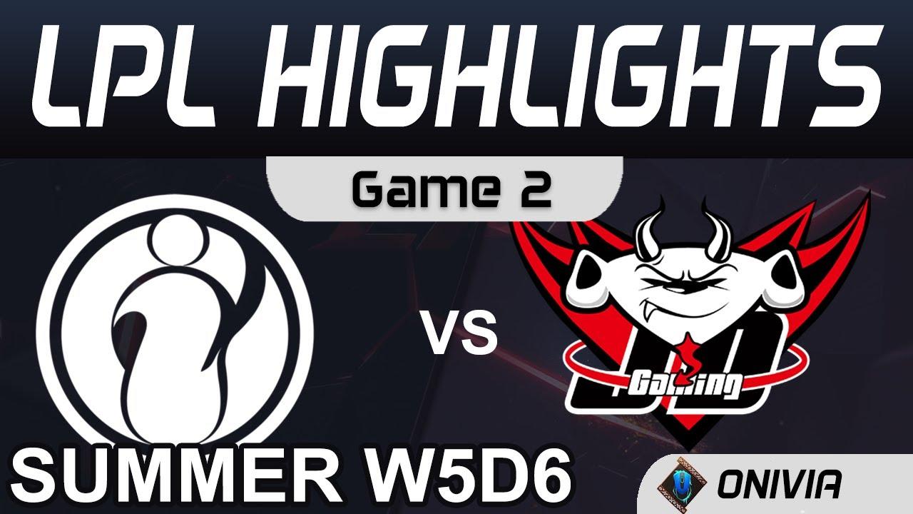 IG vs JDG Highlights Game 2 LPL Summer Season 2020 W5D6 Invictus Gaming vs JD Gaming by Onivia thumbnail