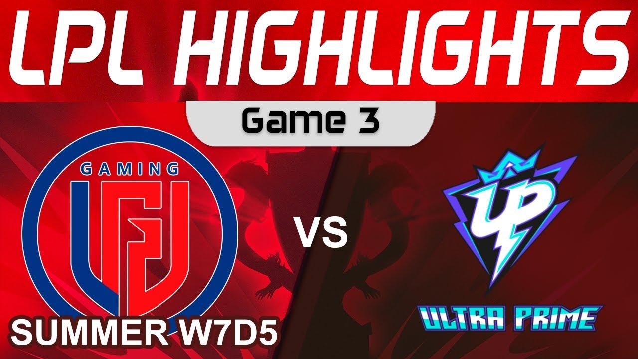 LGD vs UP Highlights Game 3 LPL Summer Season 2023 W7D5 LGD Gaming vs Ultra Prime by Onivia thumbnail