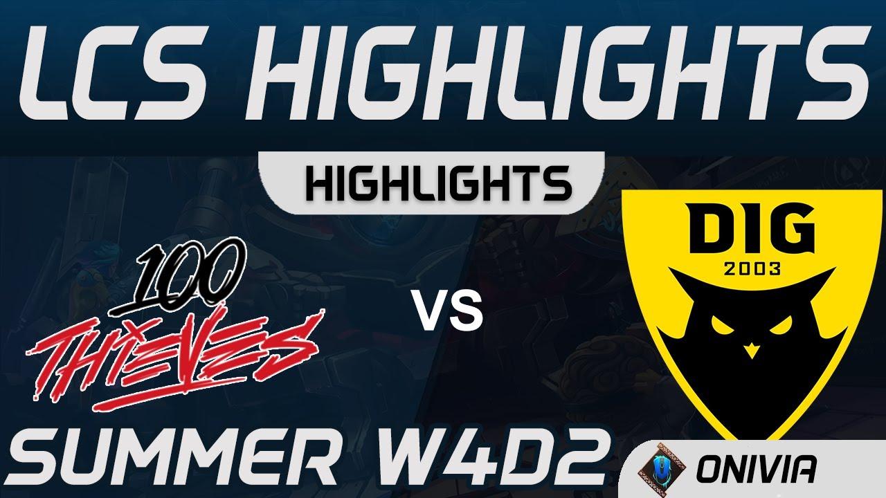 100 vs DIG Highlights LCS Summer 2020 WD4D2 100 Thieves vs Dignitas by Onivia thumbnail