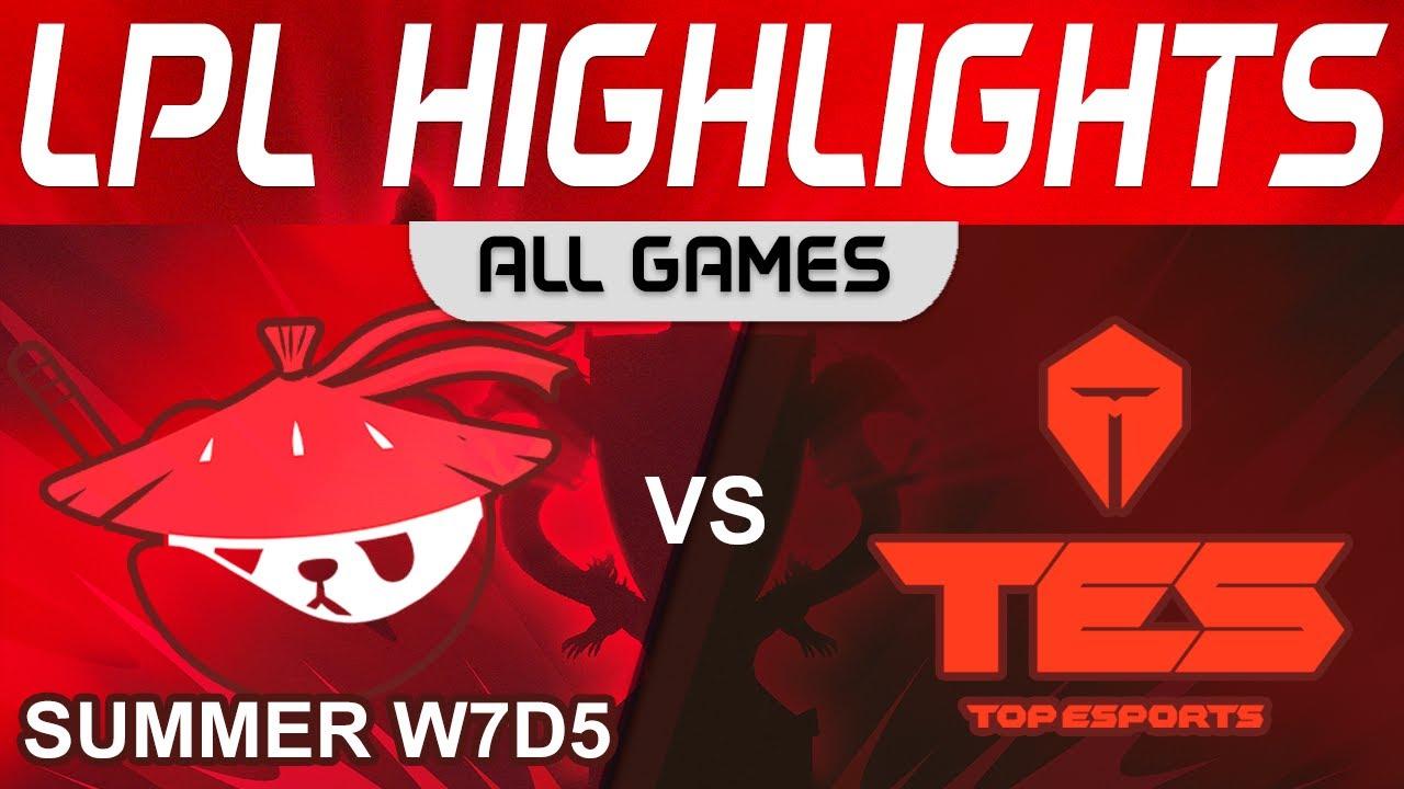 AL vs TES Highlights ALL GAMES LPL Summer Season 2023 W7D5 Anyone's Legend vs Top Esports by Onivia thumbnail