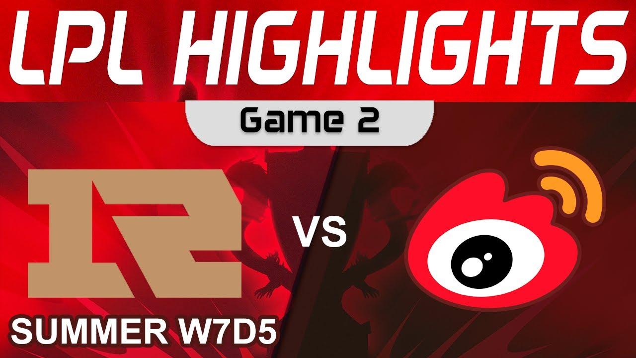 RNG vs WBG Highlights Game 2 LPL Summer Season 2023 W7D5 Royal Never Give Up vs Weibo Gaming thumbnail