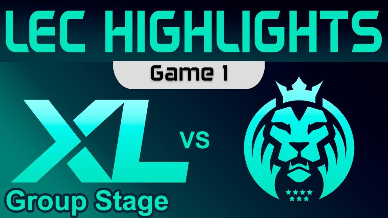 XL vs MAD Game 1 Highlights LEC Group Stage B 2023 Excel vs MAD Lions by Onivia thumbnail