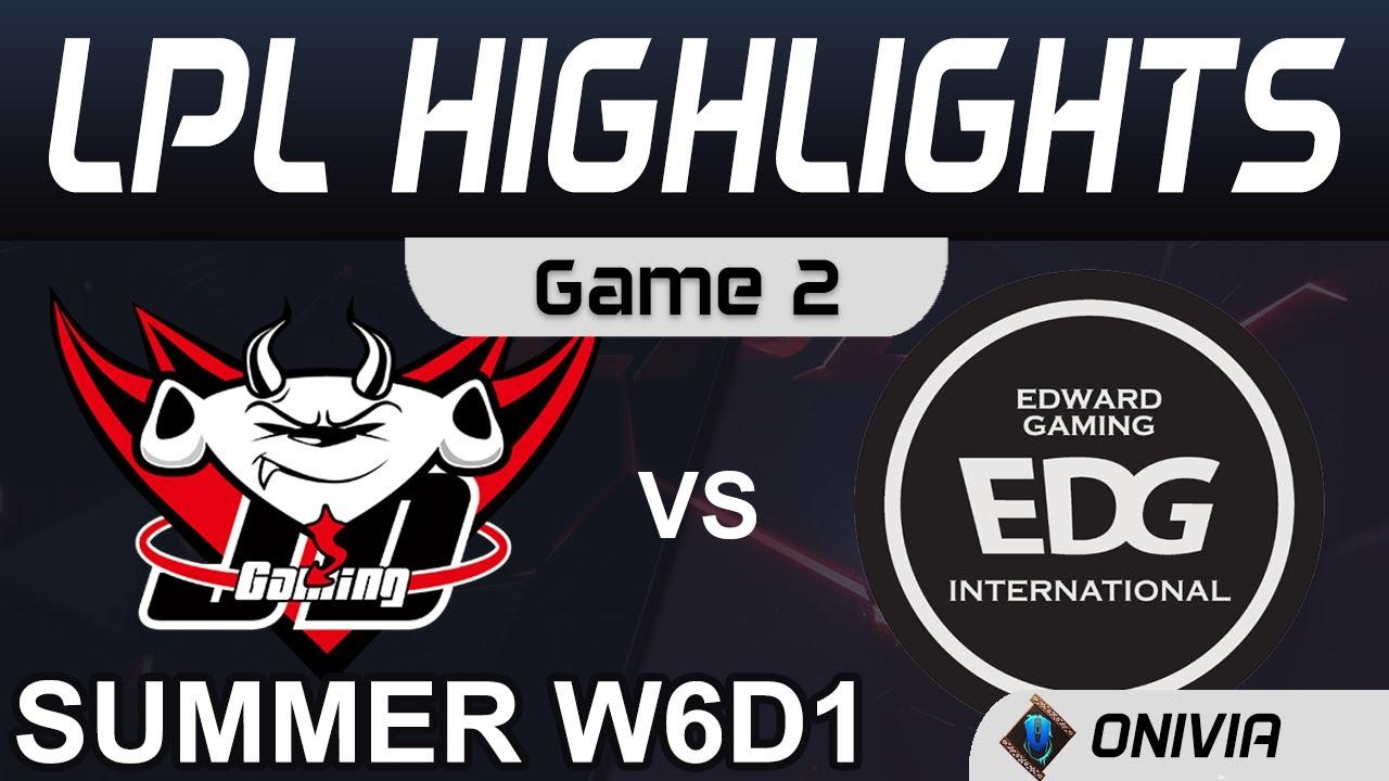 JDG vs EDG Highlights Game 2 LPL Summer Season 2020 W6D1 JD Gaming vs EDward Gaming by Onivia thumbnail