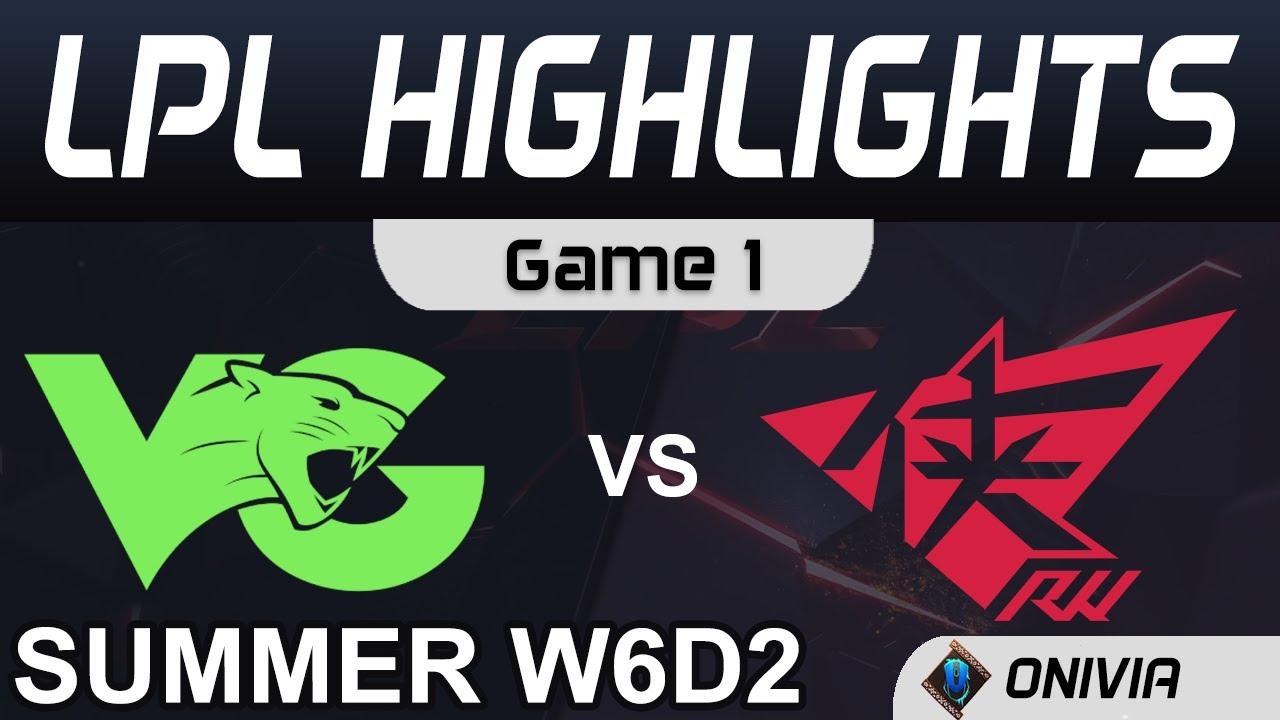 VG vs RW Highlights Game 1 LPL Summer Season 2020 W6D2 Vici Gaming vs Rogue Warriors by Onivia thumbnail