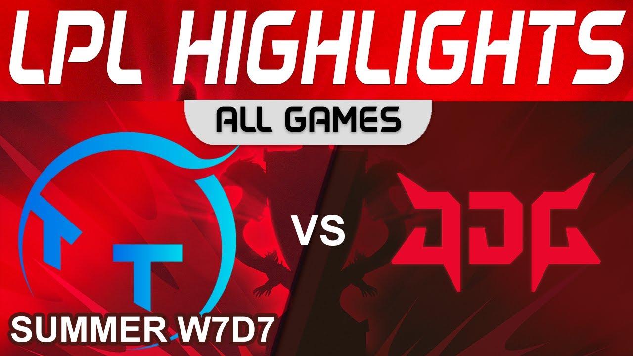 TT vs JDG Highlights ALL GAMES LPL Summer Season 2023 W7D7 ThunderTalk Gaming vs JD Gaming by Onivia thumbnail