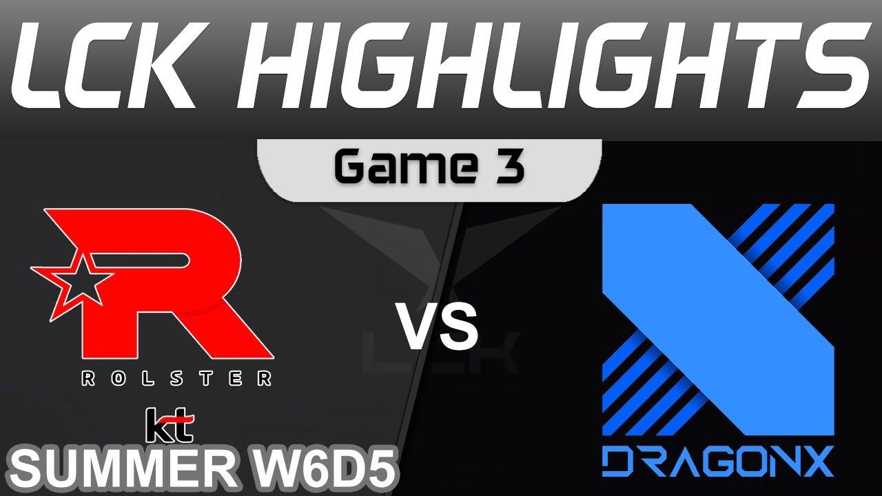 KT vs DRX Highlights Game 3 LCK Summer Season 2023 W6D5 KT Rolster vs DRX by Onivia thumbnail