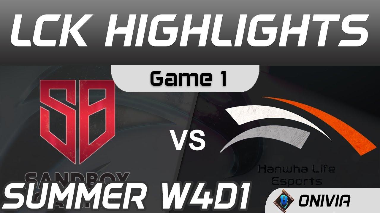 SB vs HLE Highlights Game 1 LCK Summer Season 2020 W4D1 SANDBOX Gaming vs Hanwha Life Esports by Oni thumbnail