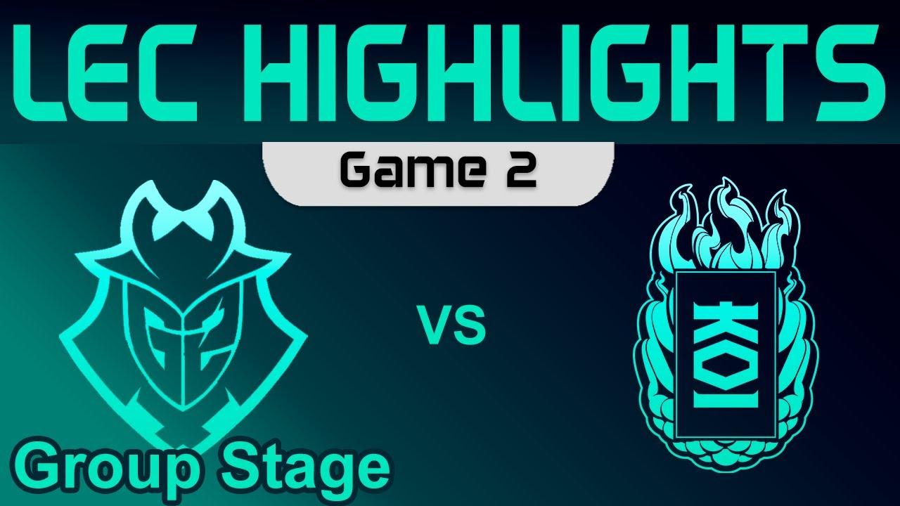 G2 vs KOI Game 2 Highlights LEC Group Stage A 2023 G2 Esports vs KOI by Onivia thumbnail