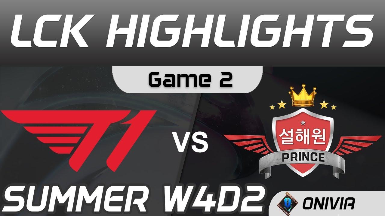 T1 vs SP Highlights Game 2 LCK Summer Season 2020 W4D2 T1 vs SeolHaeOne Prince by Onivia thumbnail