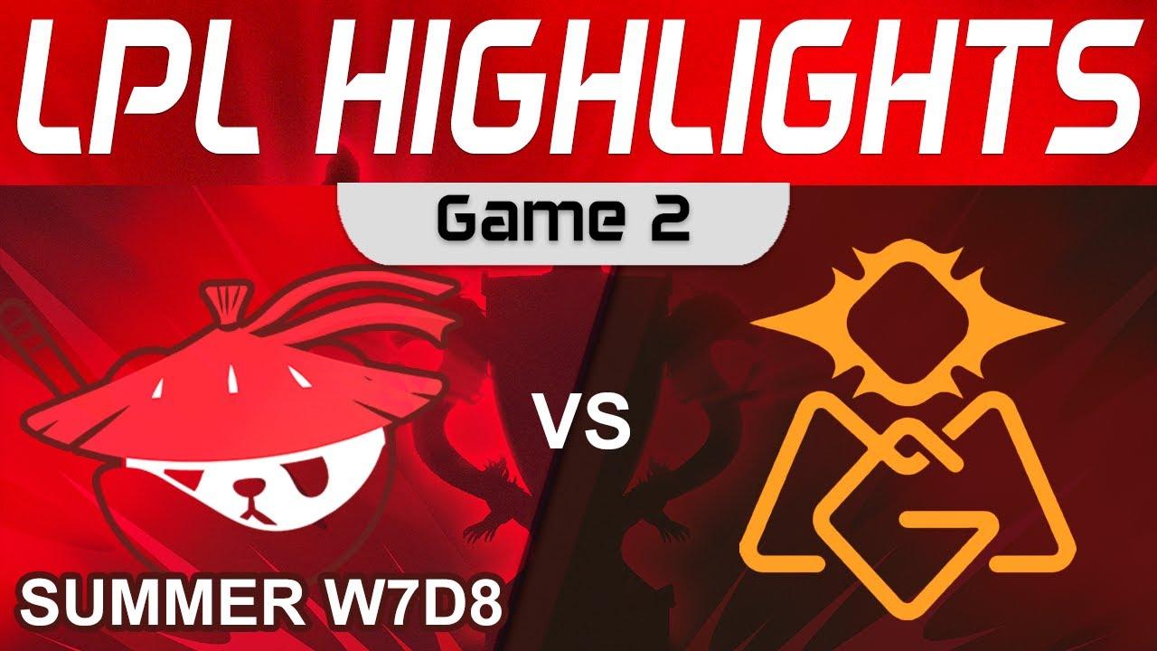 AL vs OMG Highlights Game 2 LPL Summer Season 2023 W7D8 Anyone's Legend vs Oh My God by Onivia thumbnail