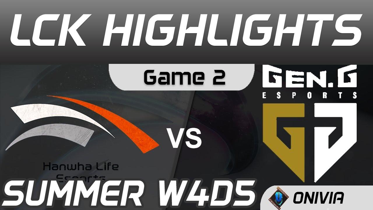 HLE vs GEN Highlights Game 2 LCK Summer Season 2020 W4D5 Hanwha Life Esports vs Gen.G by Onivia thumbnail