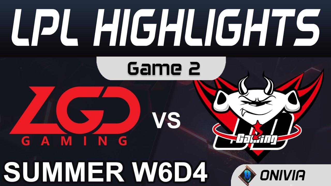 LGD vs JDG Highlights Game 2 LPL Summer Season 2020 W6D4 LGD Gaming vs JD Gaming by Onivia thumbnail