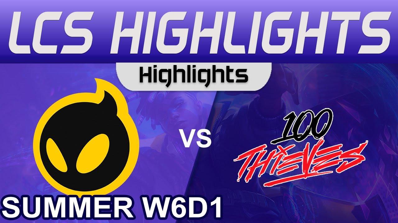 DIG vs 100 Highlights LCS Summer Season 2023 W6D1 Dignitas vs 100 Thieves by Onivia thumbnail