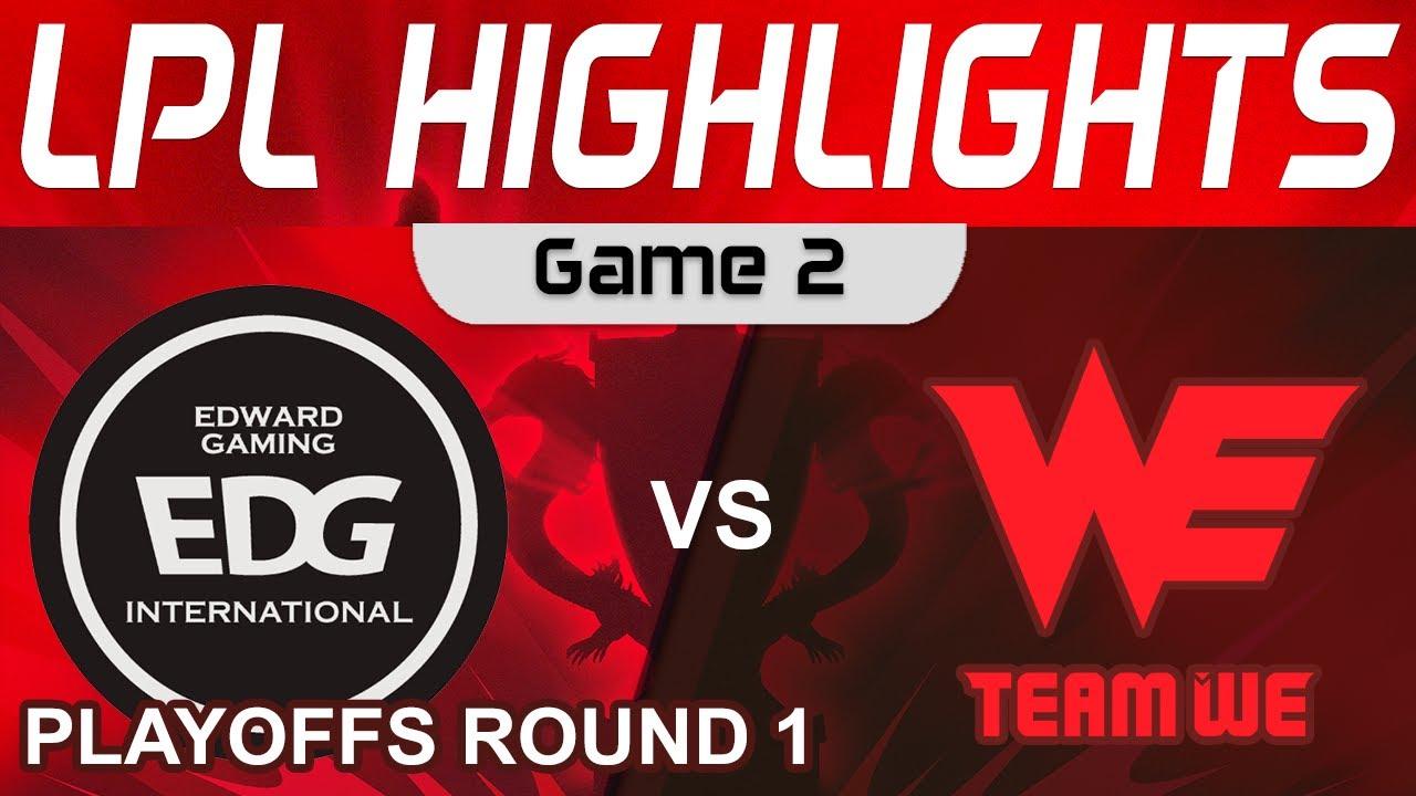 EDG vs WE Highlights Game 2 LPL Summer Playoffs 2023 EDward Gaming vs Team WE by Onivia thumbnail