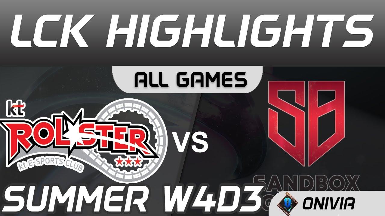 KT vs SB Highlights ALL GAMES LCK Summer Season 2020 W4D3 KT Rolster vs SANDBOX Gaming by Onivia thumbnail